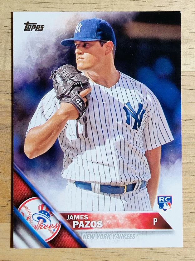 2016 Topps #365 James Pazos RC