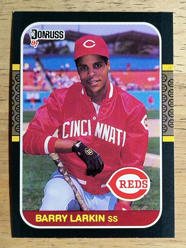 1987 Donruss #492 Barry Larkin RC