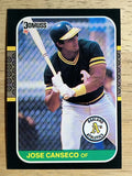1987 Donruss #97 Jose Canseco