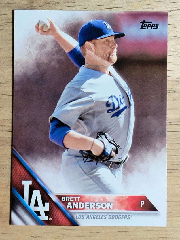 2016 Topps #496A Brett Anderson