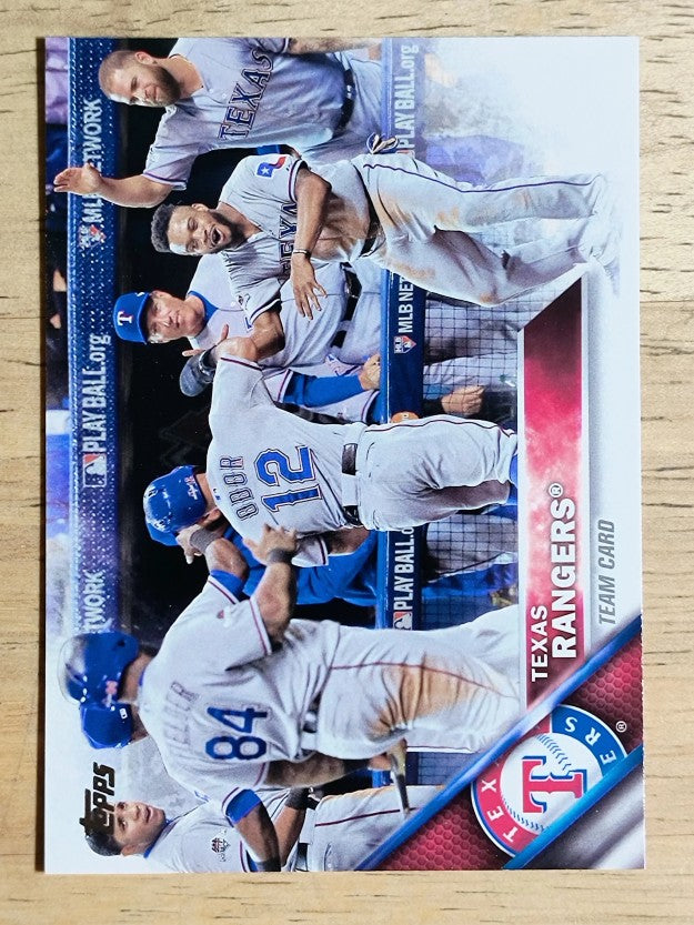2016 Topps #552 Texas Rangers