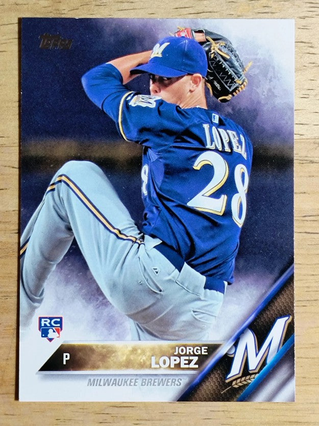 2016 Topps #634 Jorge Lopez RC