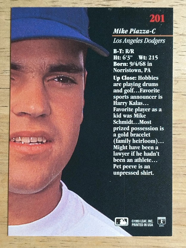 1993 Studio #201 Mike Piazza