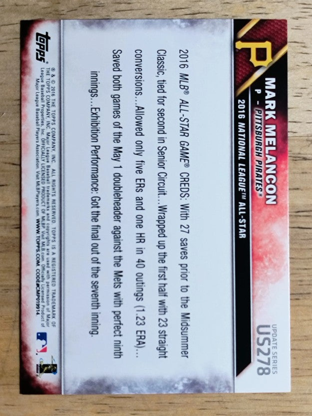 2016 Topps Update #US278 Mark Melancon AS