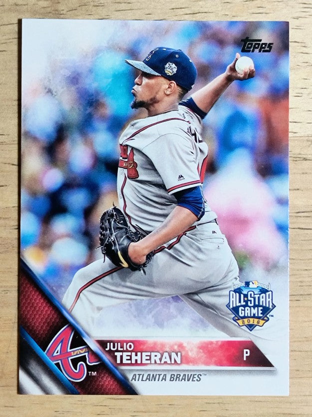 2016 Topps Update #US299 Julio Teheran AS