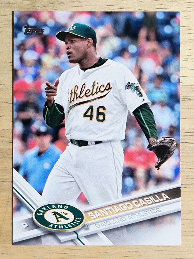 2017 Topps #421 Santiago Casilla