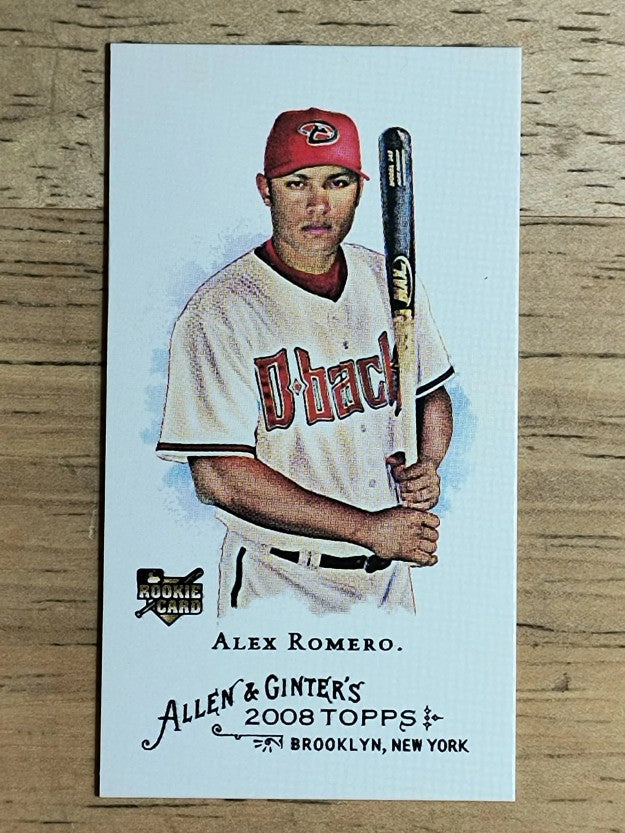 2008 Topps Allen and Ginter Mini A and G Back #108 Alex Romero