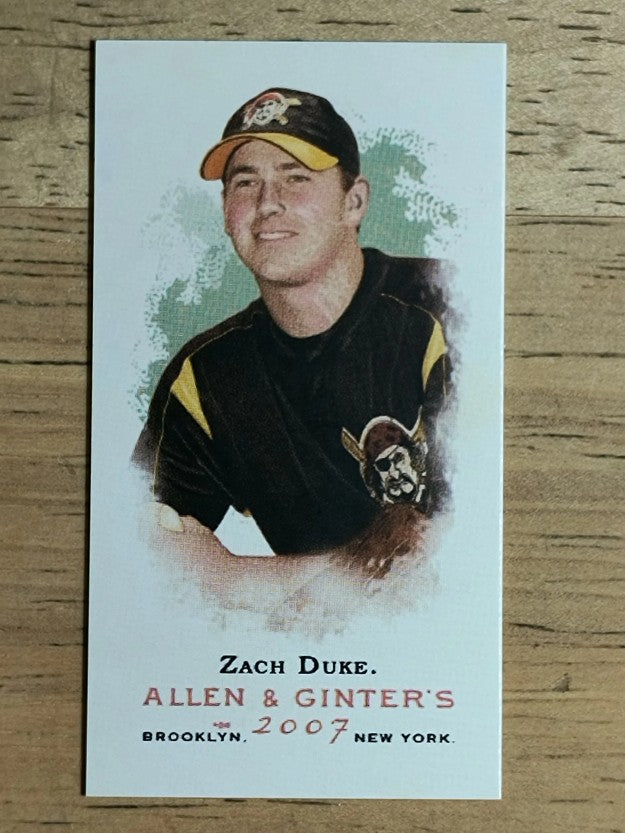 2007 Topps Allen and Ginter Mini A and G Back #276 Zach Duke