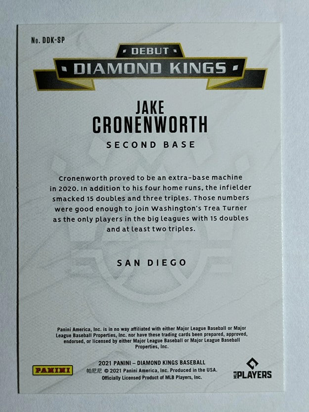 2021 Diamond Kings Debut Diamond Kings #23 Jake Cronenworth