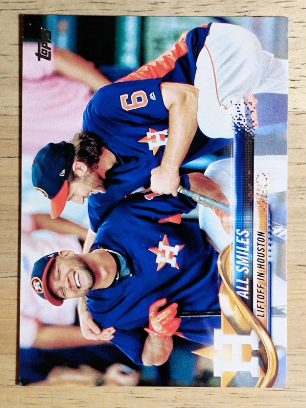 2018 Topps #298 All Smiles/Yulieski Gurriel/Jake Marisnick