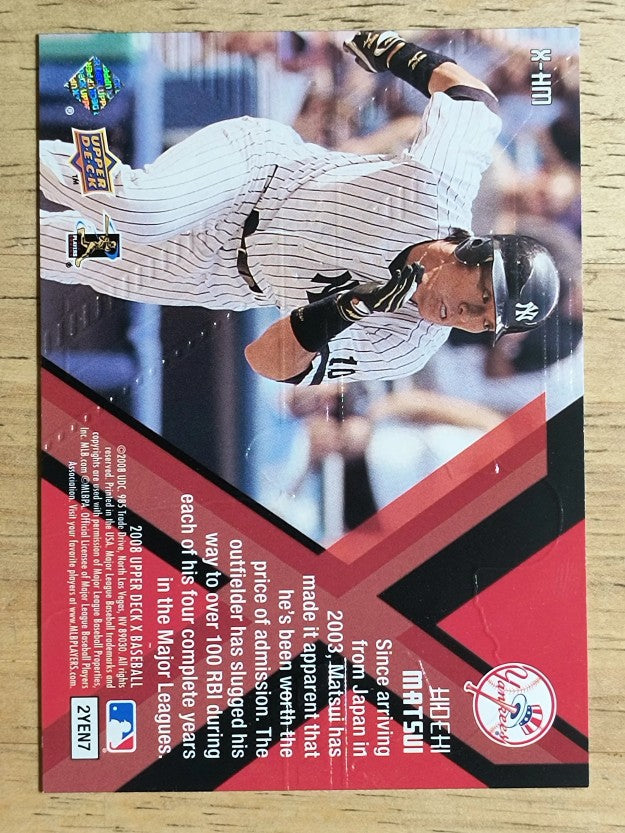 2008 Upper Deck X Xponential #HM Hideki Matsui