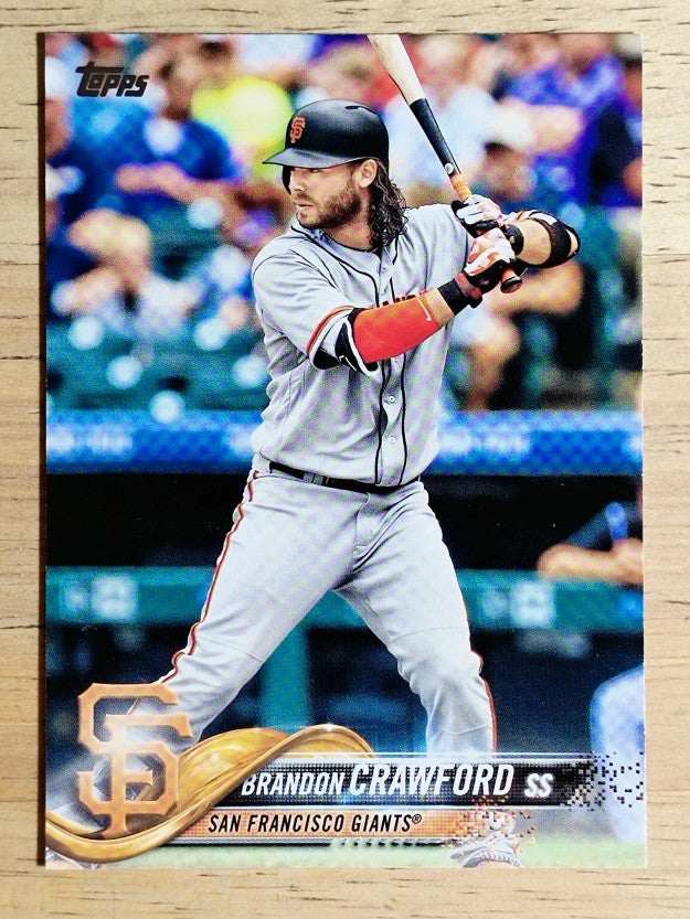 2018 Topps #585 Brandon Crawford