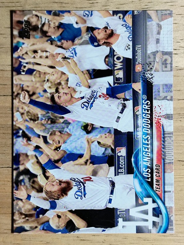 2018 Topps #625 Los Angeles Dodgers