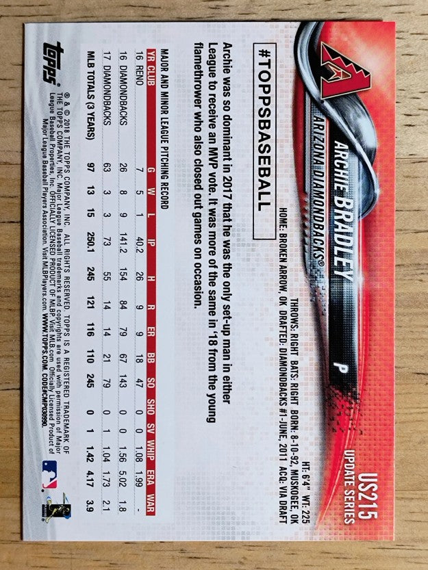 2018 Topps Update #US215 Archie Bradley