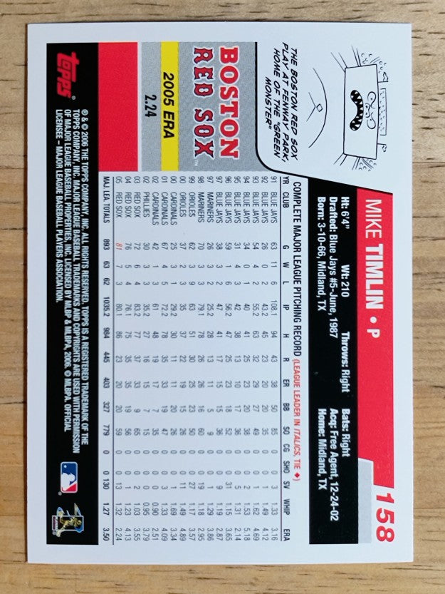2006 Topps #158 Mike Timlin