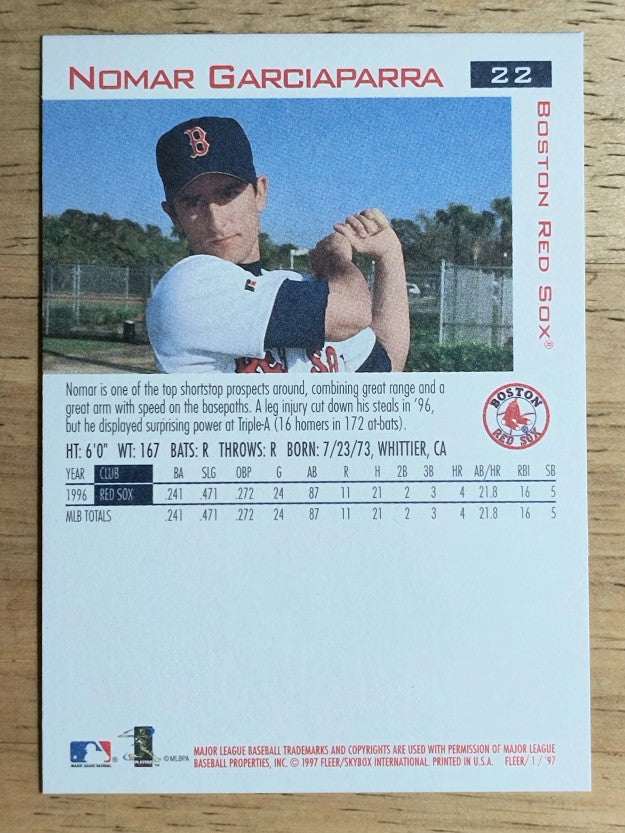 1997 Fleer #22 Nomar Garciaparra