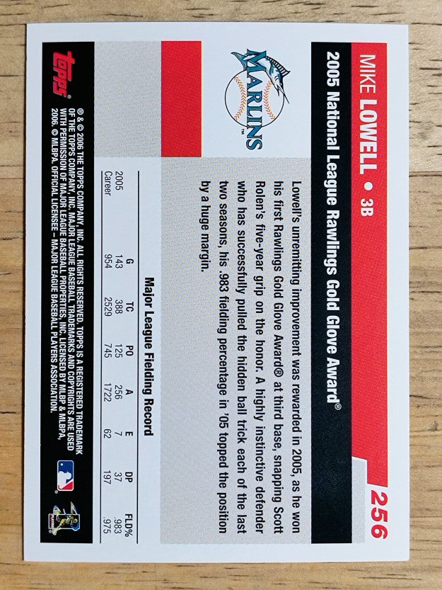 2006 Topps #256 Mike Lowell GG