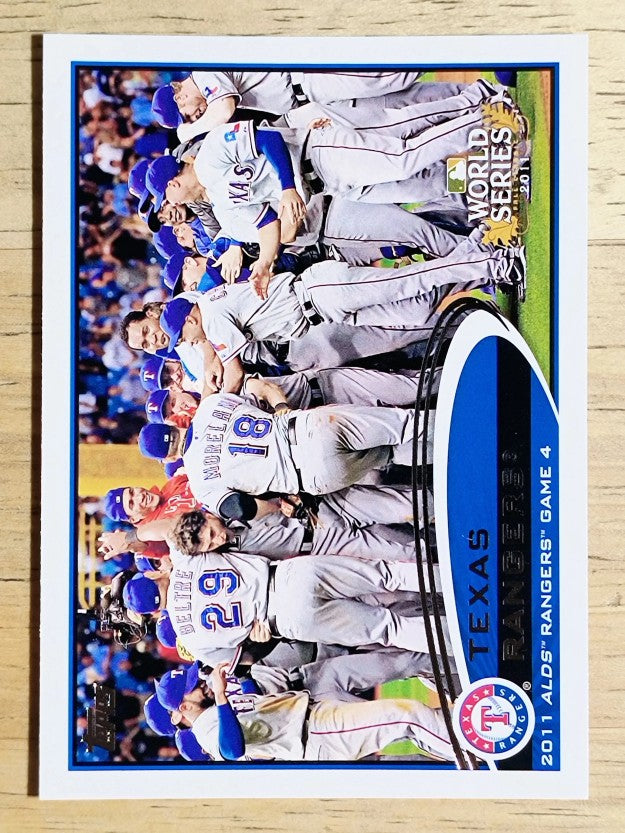 2012 Topps #59 Texas Rangers PS HL