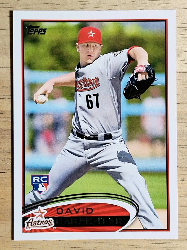 2012 Topps #595 David Carpenter RC