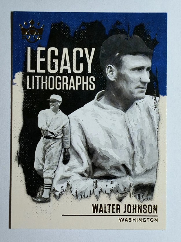 2021 Diamond Kings Legacy Lithographs #17 Walter Johnson