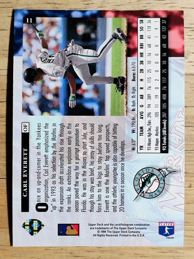 1994 Upper Deck #11 Carl Everett