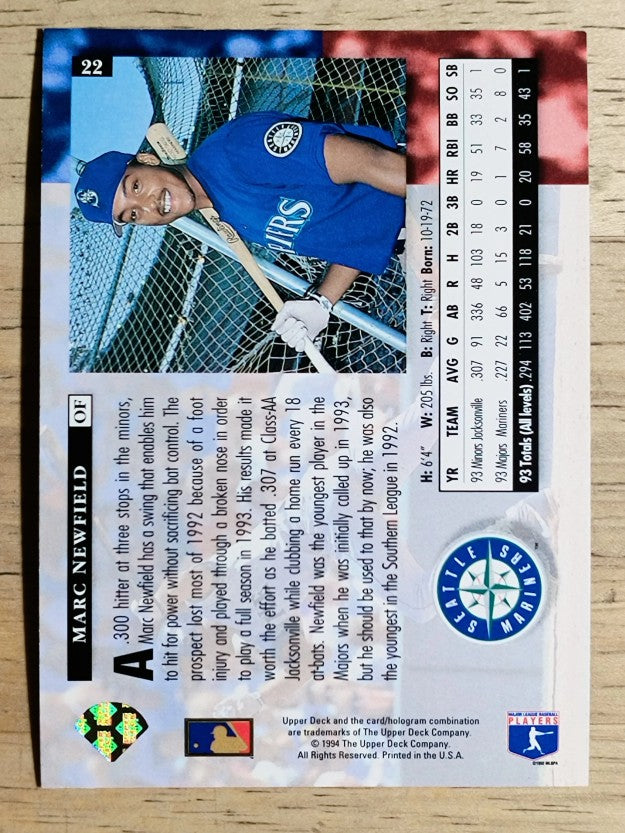 1994 Upper Deck #22 Marc Newfield