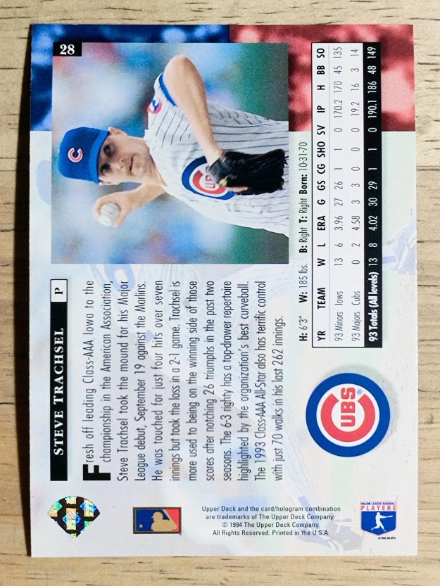 1994 Upper Deck #28 Steve Trachsel