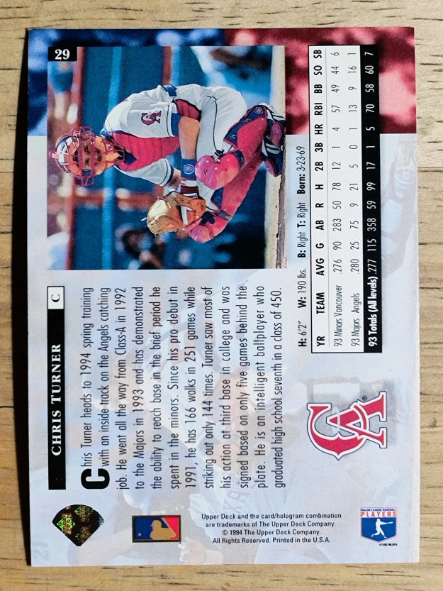 1994 Upper Deck #29 Chris Turner
