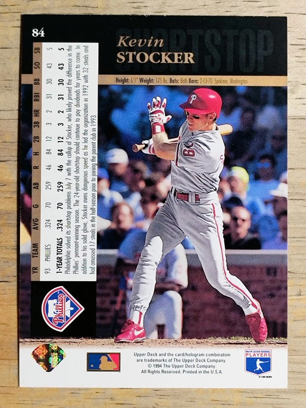 1994 Upper Deck #84 Kevin Stocker