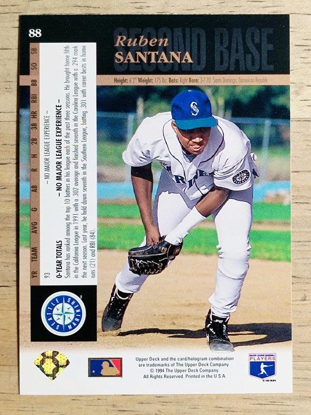 1994 Upper Deck #88 Ruben Santana
