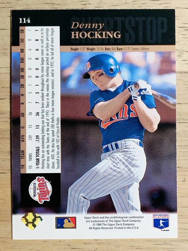 1994 Upper Deck #114 Denny Hocking