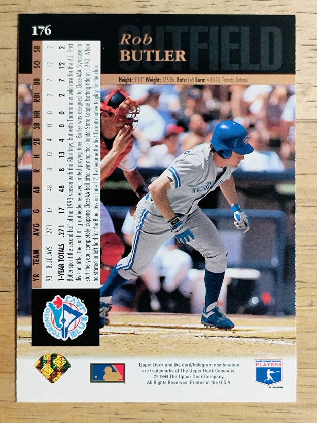 1994 Upper Deck #176 Rob Butler