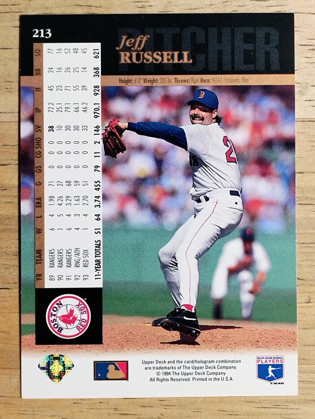 1994 Upper Deck #213 Jeff Russell