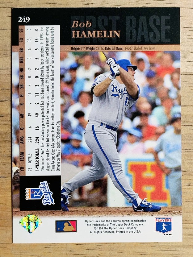 1994 Upper Deck #249 Bob Hamelin