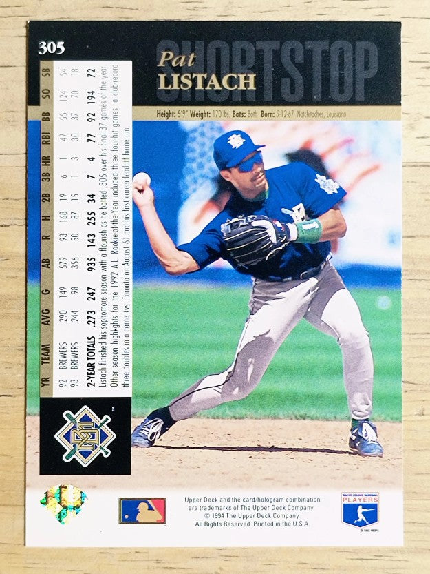 1994 Upper Deck #305 Pat Listach