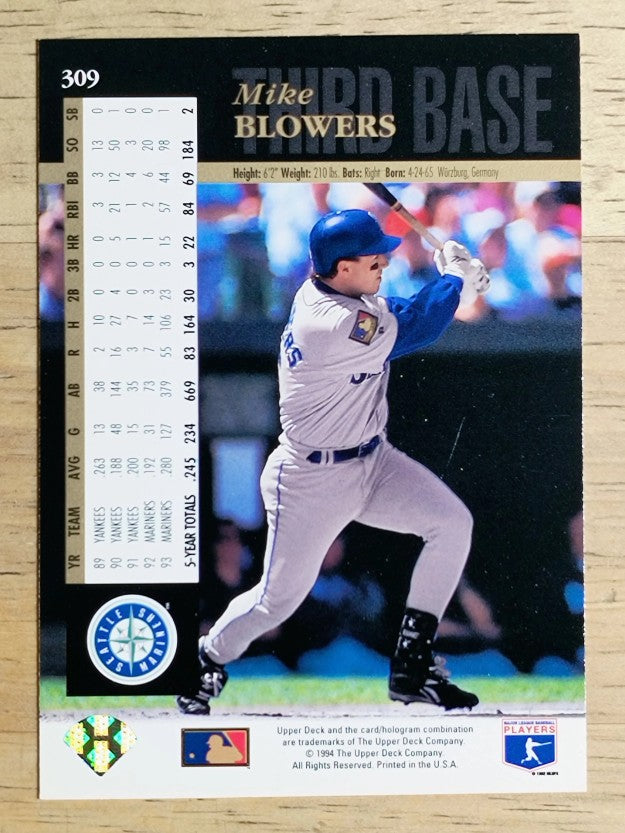 1994 Upper Deck #309 Mike Blowers