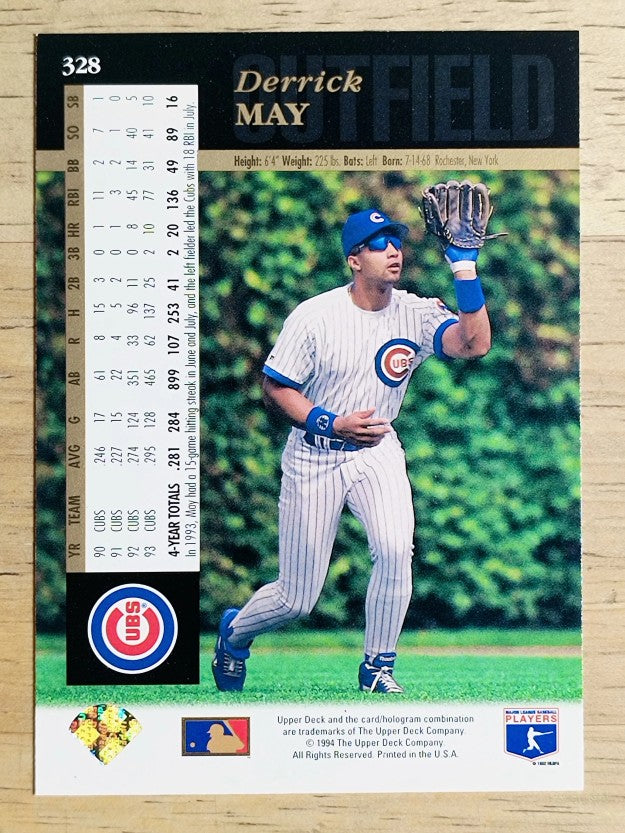 1994 Upper Deck #328 Derrick May