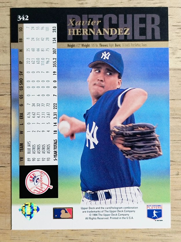 1994 Upper Deck #342 Xavier Hernandez