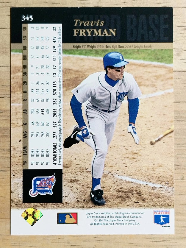 1994 Upper Deck #345 Travis Fryman