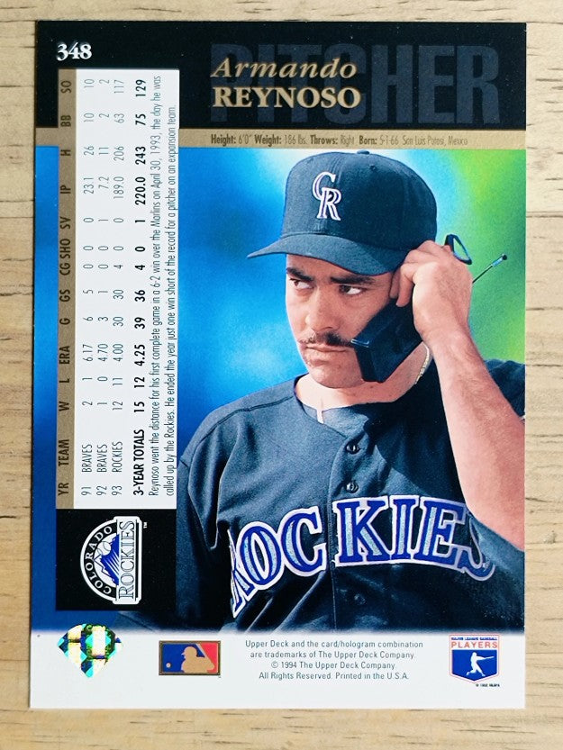 1994 Upper Deck #348 Armando Reynoso