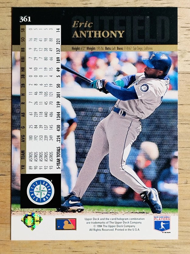 1994 Upper Deck #361 Eric Anthony