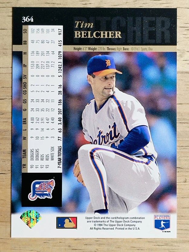 1994 Upper Deck #364 Tim Belcher