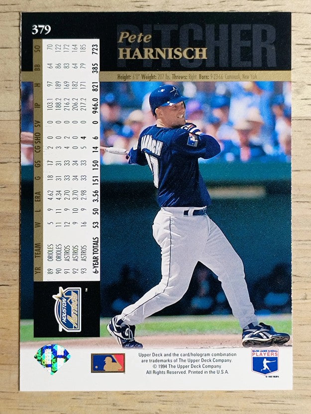 1994 Upper Deck #379 Pete Harnisch