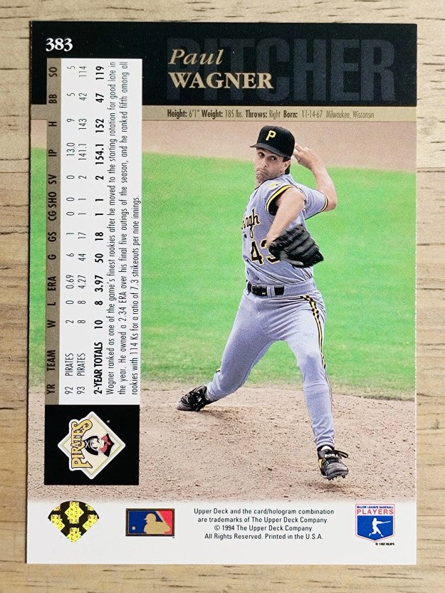1994 Upper Deck #383 Paul Wagner