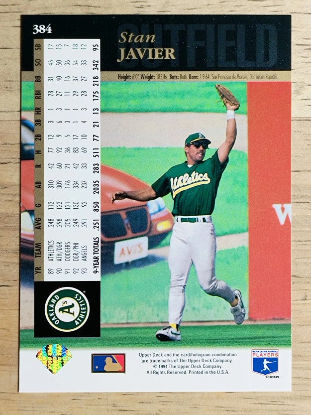1994 Upper Deck #384 Stan Javier