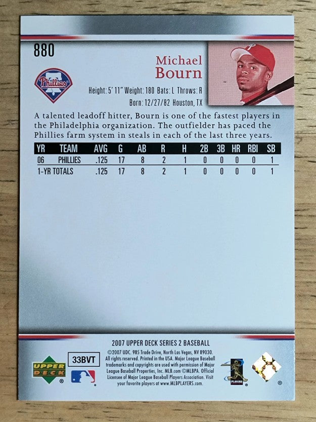 2007 Upper Deck #880 Michael Bourn