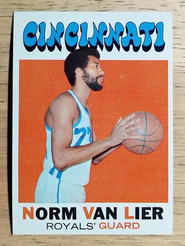 1971-72 Topps #19 Norm Van Lier (NMMT)