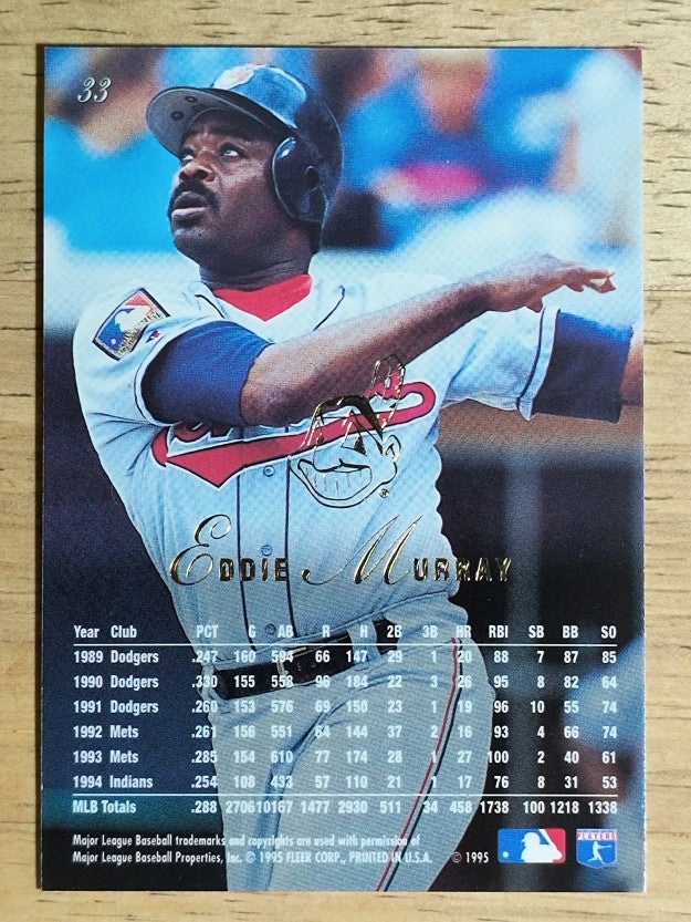 1995 Flair #33 Eddie Murray