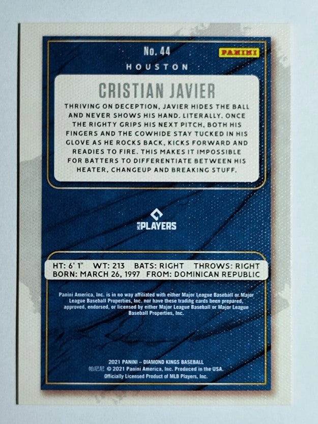 2021 Diamond Kings Red Frame #44 Cristian Javier