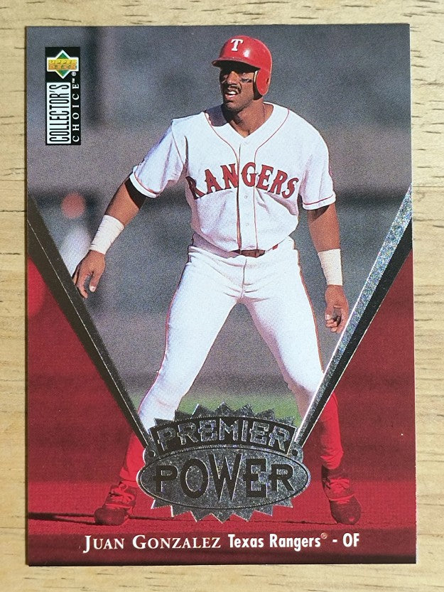 1997 Collector's Choice Premier Power #PP5 Juan Gonzalez